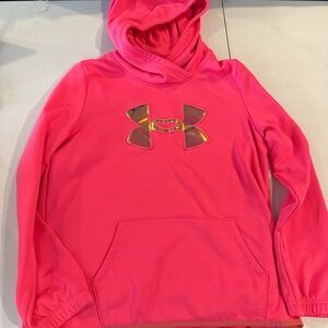 Under Armour Kids Bright Pink Hoodie